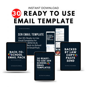 30 Ready-to-Use Email Templates for Teachers, SENCOs & Schools: Back-to-School SEN Parent Email Pack