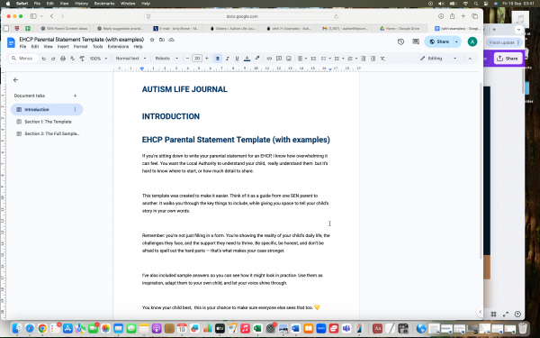 EHCP Parental Statement Template with 7+ Examples - Image 4